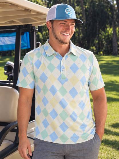 Fairway Argyle Performance Golf Polo