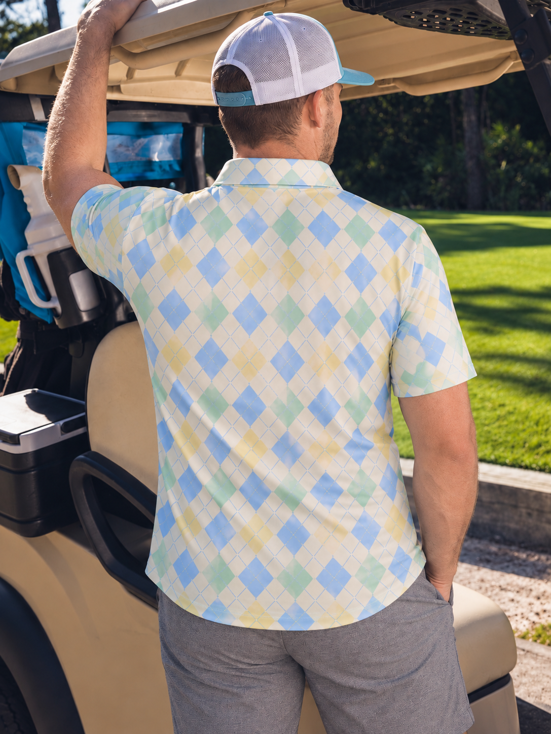 Fairway Argyle Performance Golf Polo