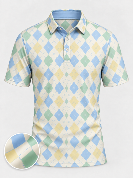 Fairway Argyle Performance Golf Polo