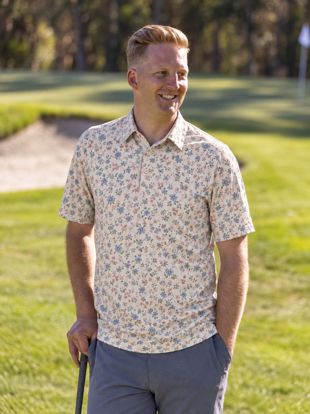 Wildflower Club Performance Golf Polo