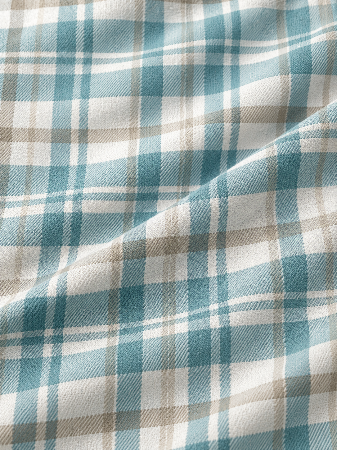 Coastal Plaid Golf Quarter-Zip Pullover