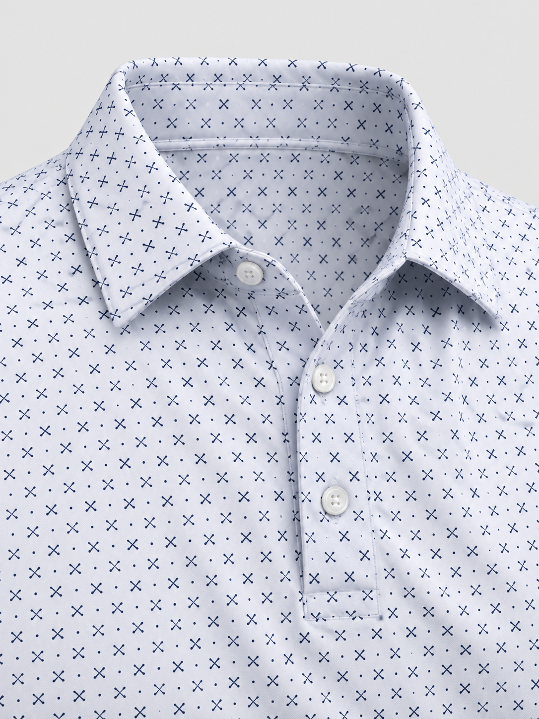 Crossed Clubs Performance Golf Polo
