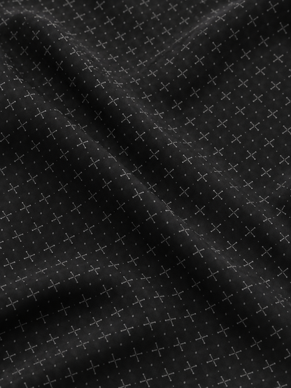 Black Crossed Clubs Performance Golf Polo