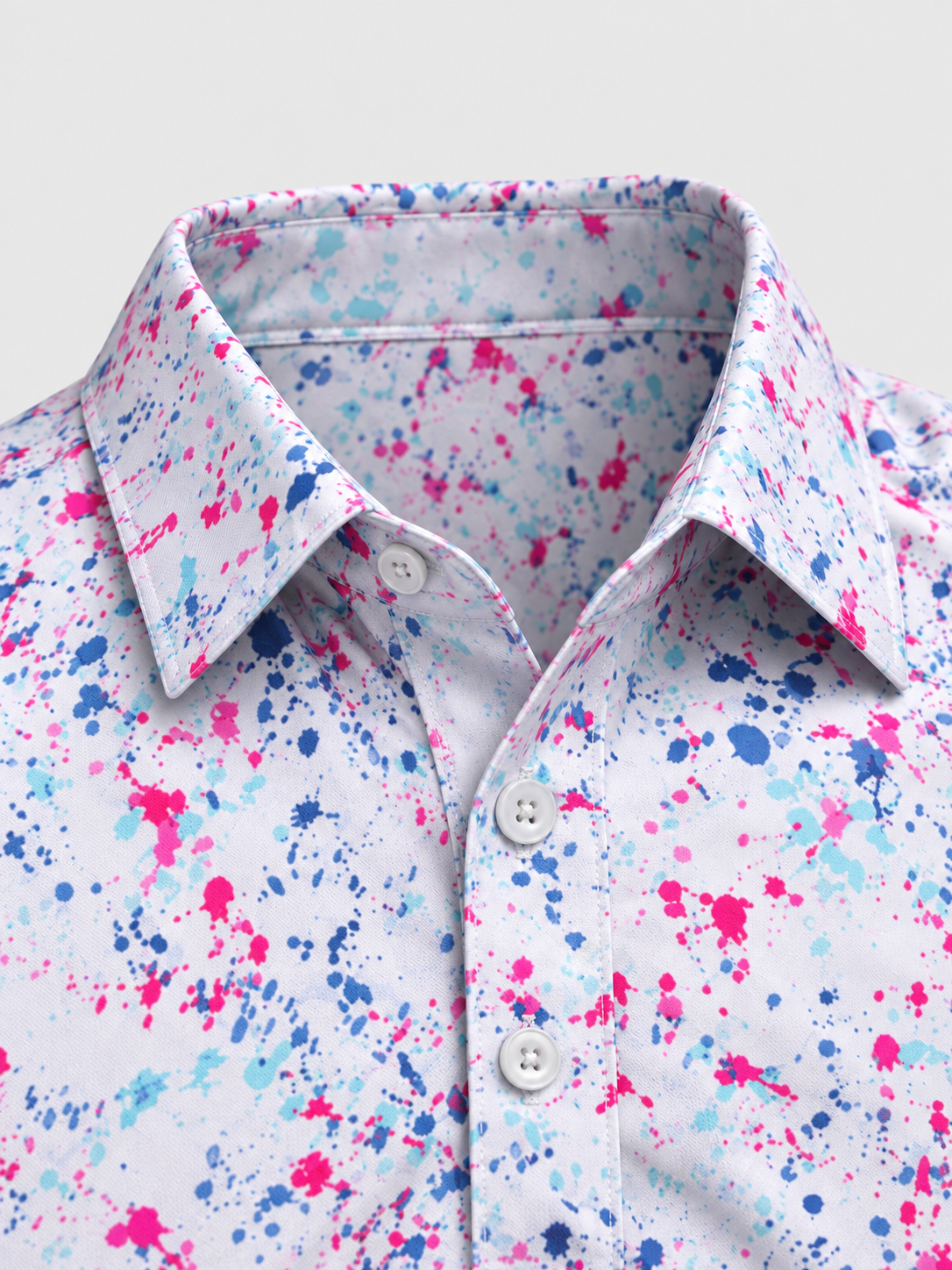 Paint Splash Performance Golf Polo
