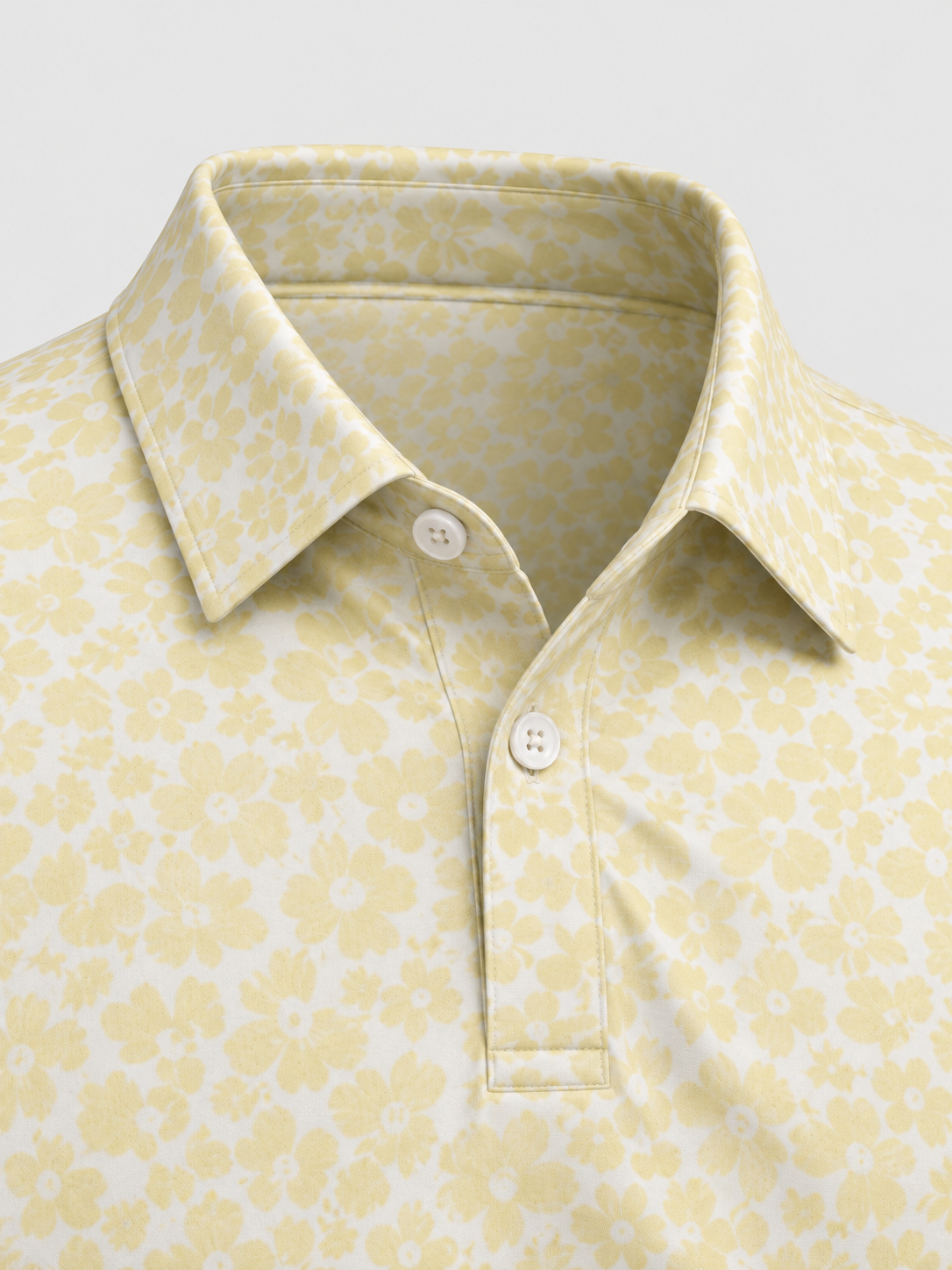 Sunny Bloom Performance Golf Polo