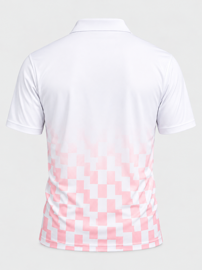 Blush Fairway Fade Performance Polo