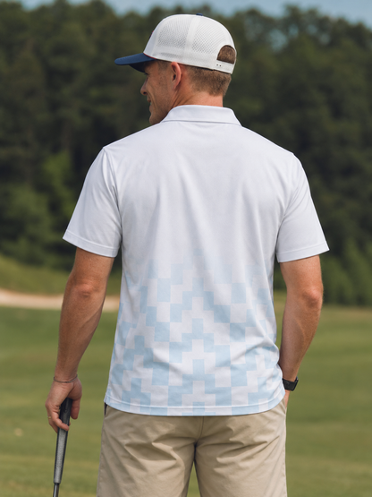 Sky Fairway Fade Performance Polo