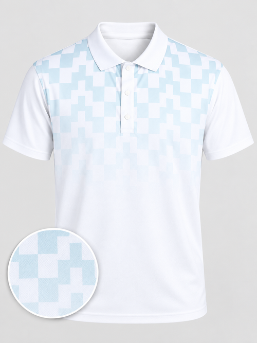 Sky Fairway Fade Performance Polo