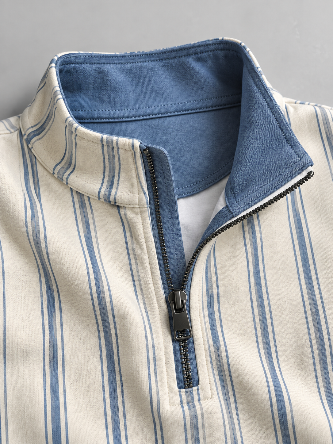 Clubhouse Stripe Golf Quarter-Zip Pullover