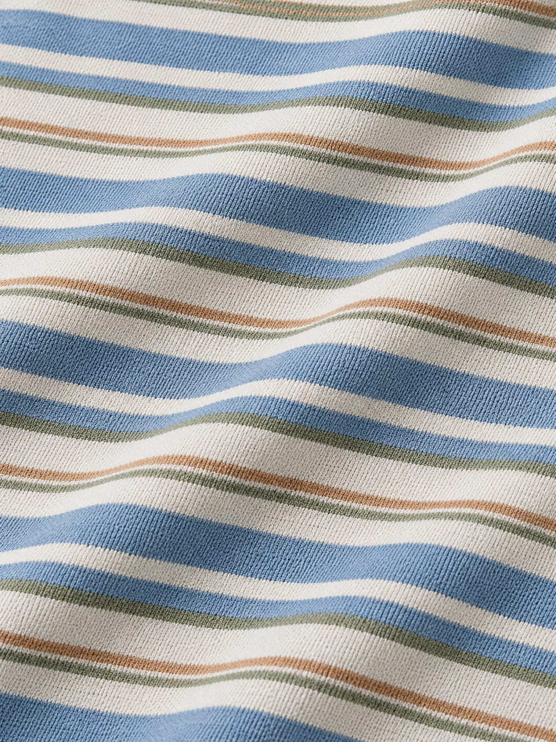 Coastal Stripe Golf Quarter-Zip Pullover