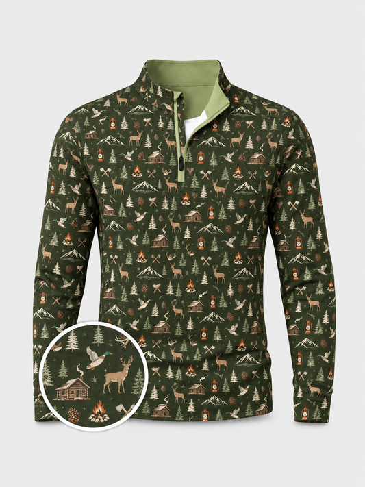 Pine Ridge Cabin Quarter-Zip Pullover