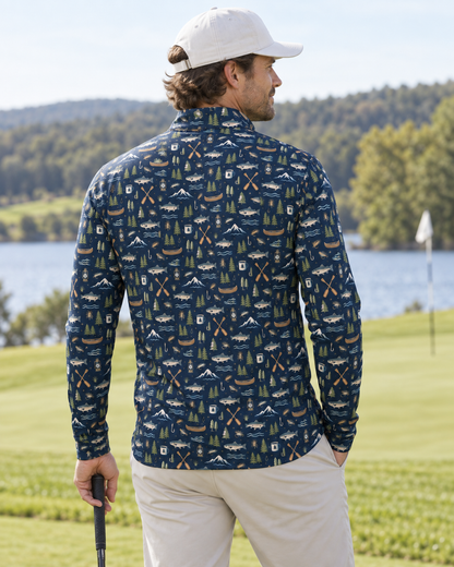 Lake & Pine Fishing Quarter-Zip Pullover