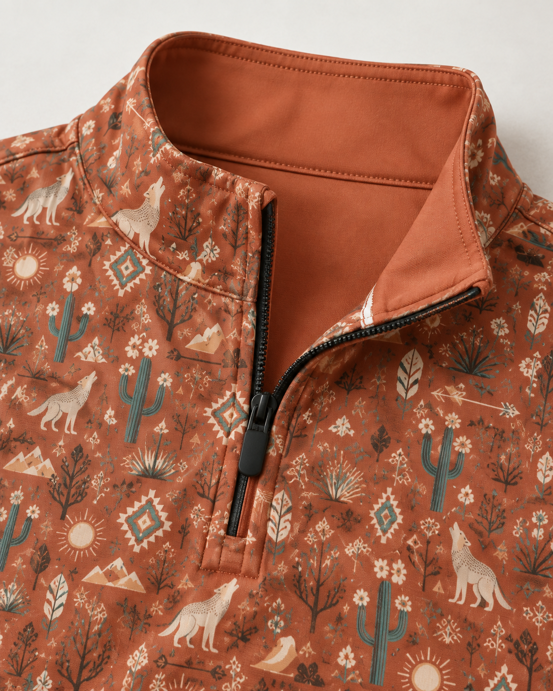 Desert Moon Southwest Quarter-Zip Pullover