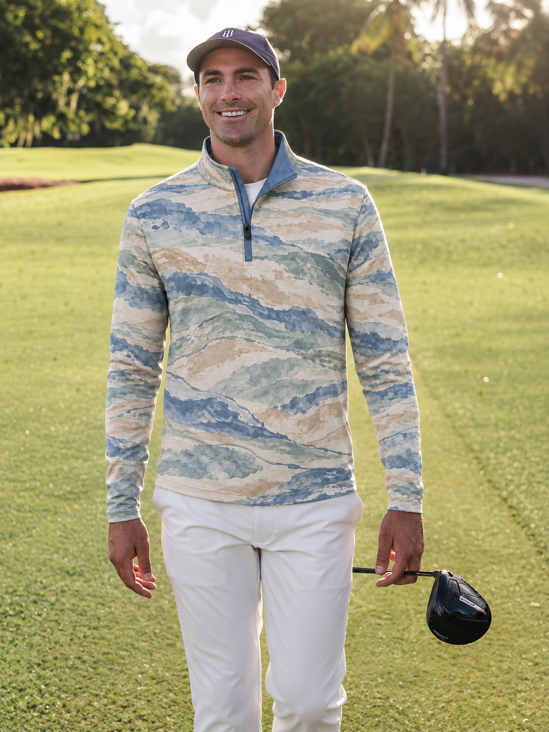 Coastal Dunes Golf Quarter-Zip Pullover