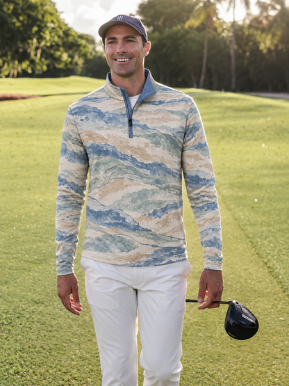 Coastal Dunes Golf Quarter-Zip Pullover