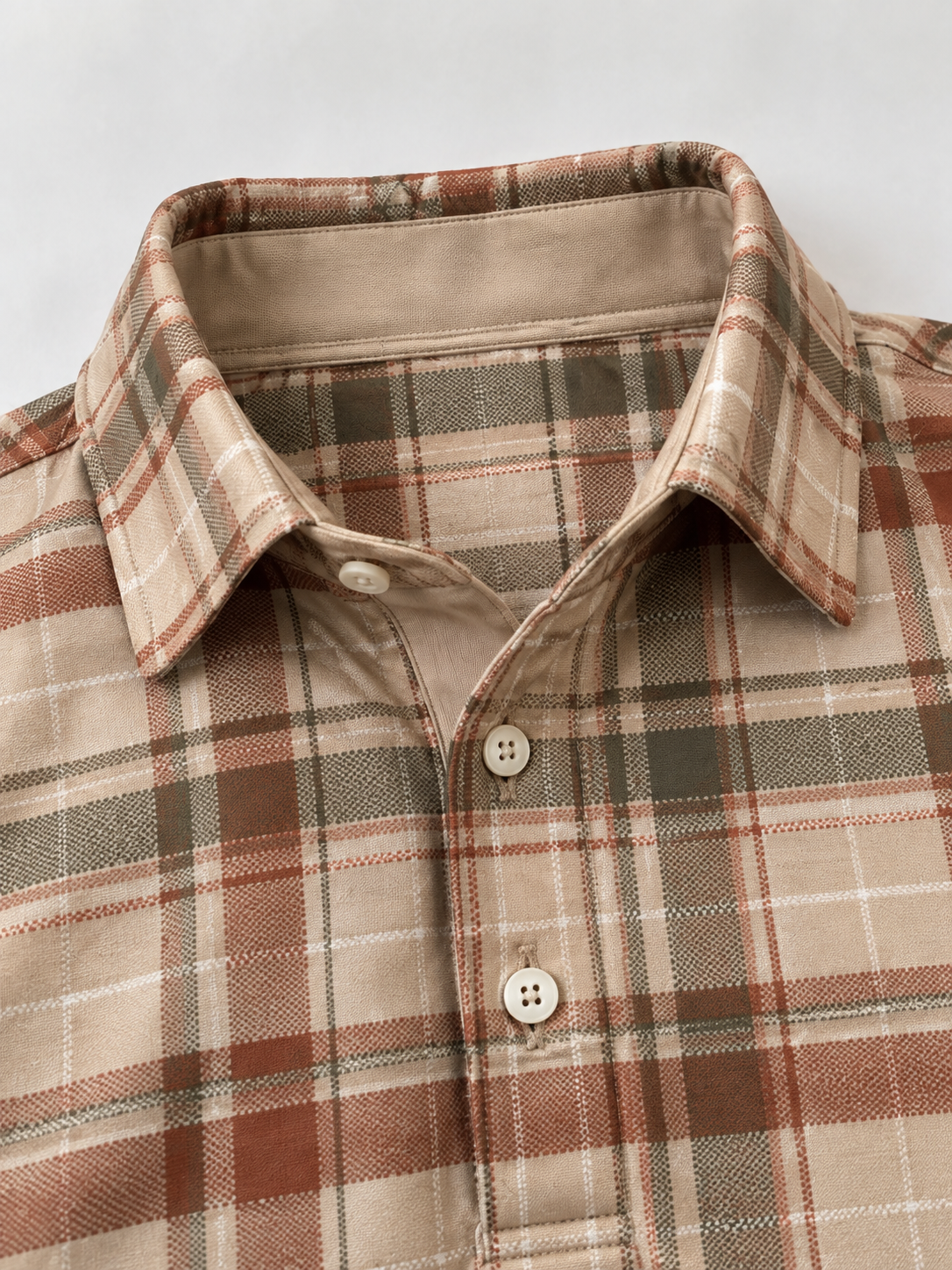 Canyon Plaid Performance Golf Polo