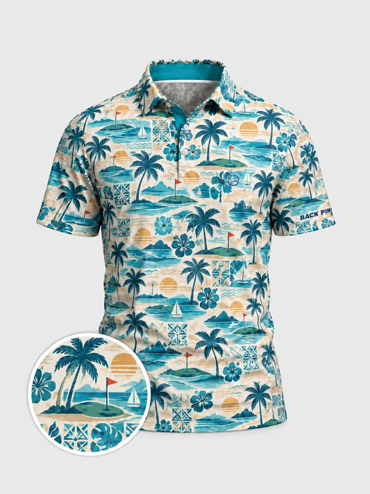 Coastal Escape Golf Polo