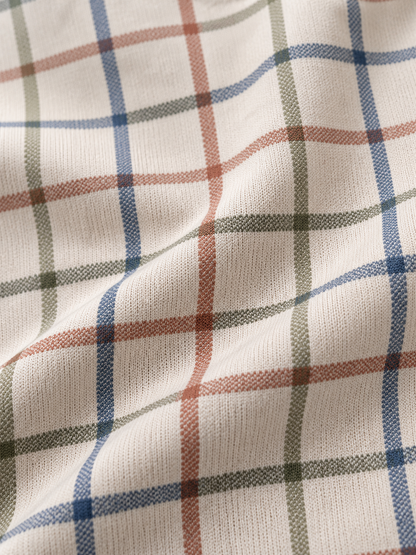 Heritage Check Golf Quarter-Zip Pullover
