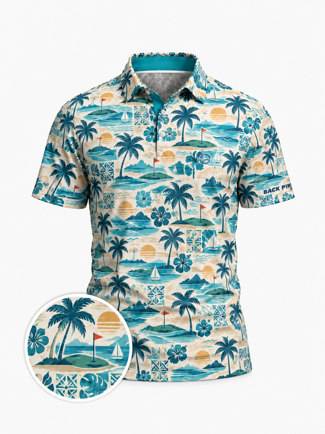 Coastal Escape Golf Polo