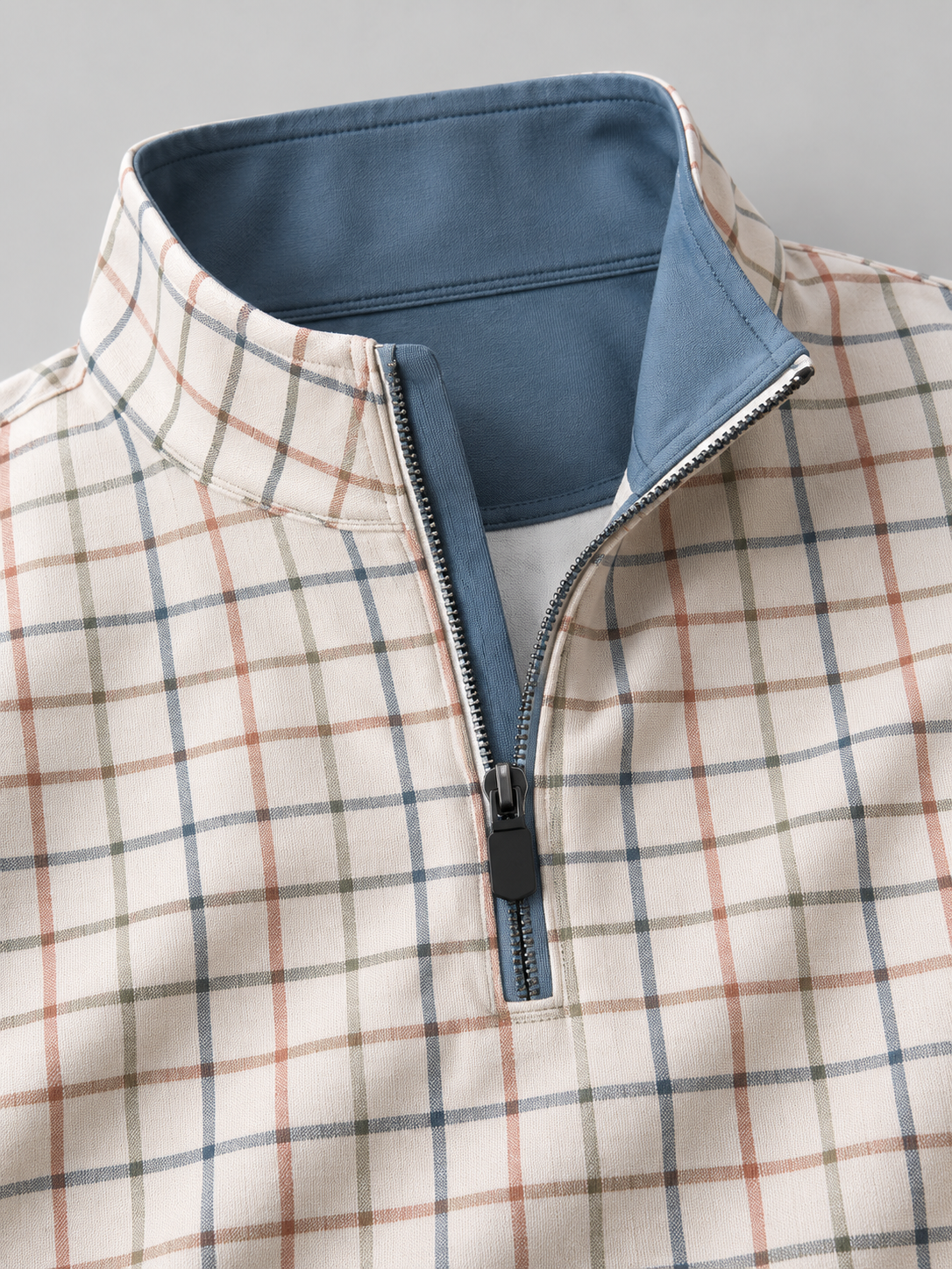 Heritage Check Golf Quarter-Zip Pullover